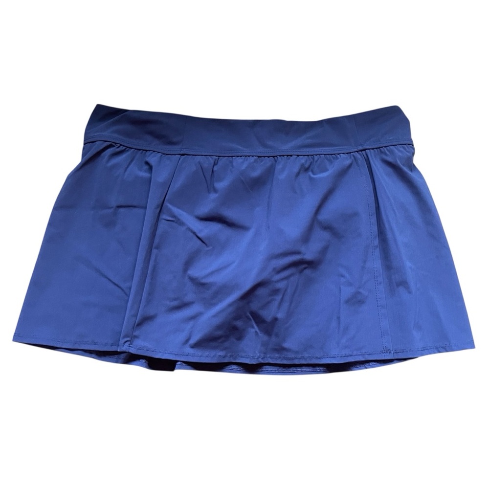 Christina Swimwear Navy Blue Wrap Style Swim Skirt 2X
